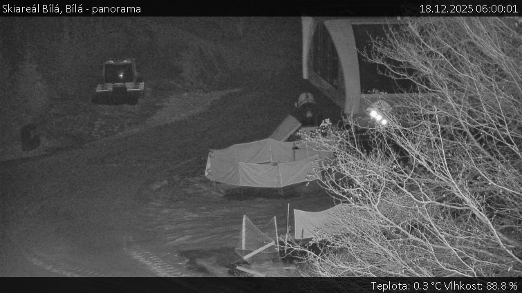 Skiareál Bílá - Bílá - panorama - 18.12.2025 v 06:00