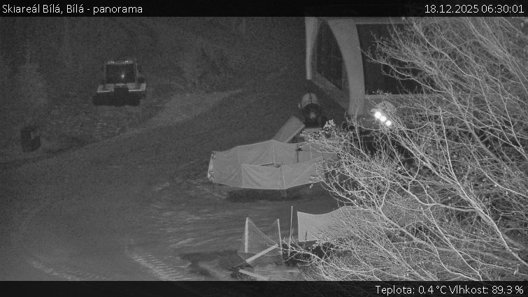 Skiareál Bílá - Bílá - panorama - 18.12.2025 v 06:30