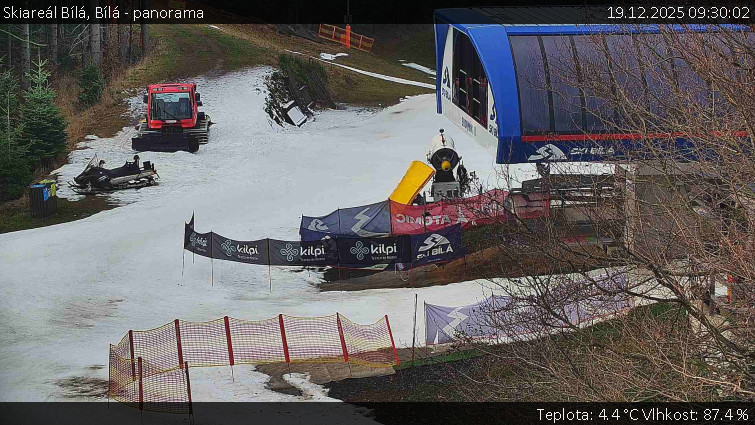 Skiareál Bílá - Bílá - panorama - 19.12.2025 v 09:30