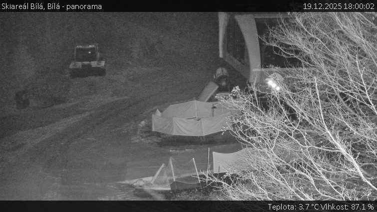 Skiareál Bílá - Bílá - panorama - 19.12.2025 v 18:00