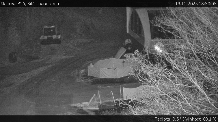 Skiareál Bílá - Bílá - panorama - 19.12.2025 v 18:30