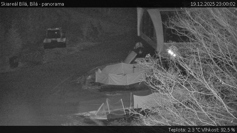 Skiareál Bílá - Bílá - panorama - 19.12.2025 v 23:00