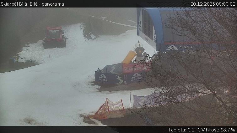 Skiareál Bílá - Bílá - panorama - 20.12.2025 v 08:00