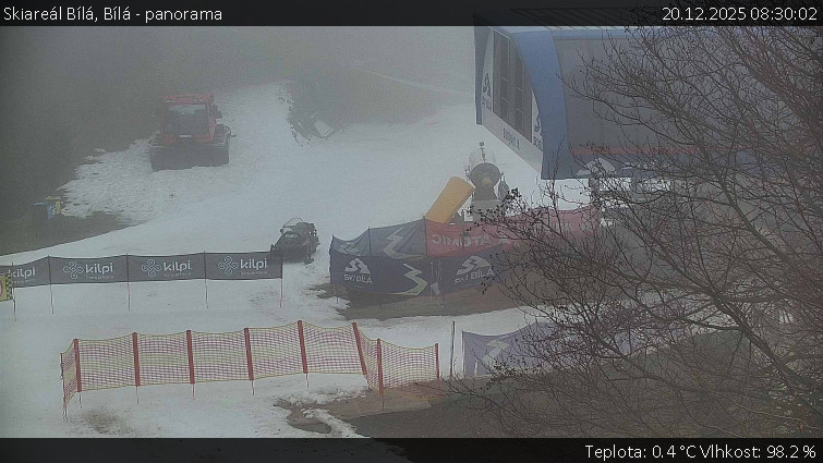 Skiareál Bílá - Bílá - panorama - 20.12.2025 v 08:30