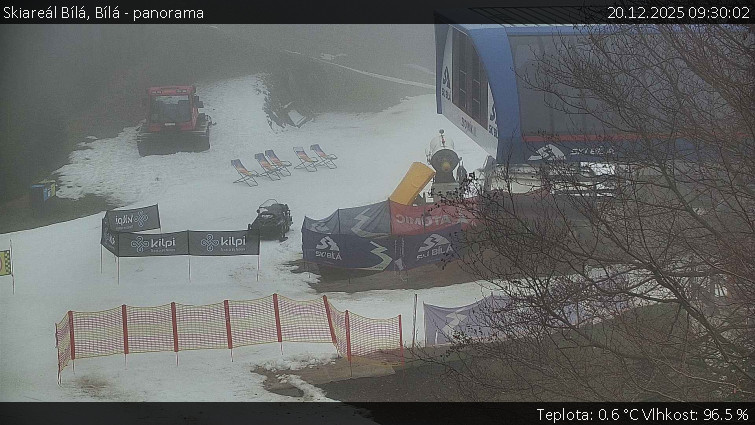 Skiareál Bílá - Bílá - panorama - 20.12.2025 v 09:30