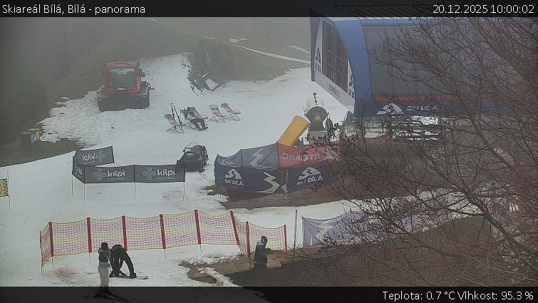 Skiareál Bílá - Bílá - panorama - 20.12.2025 v 10:00
