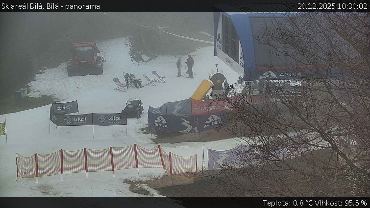 Skiareál Bílá - Bílá - panorama - 20.12.2025 v 10:30