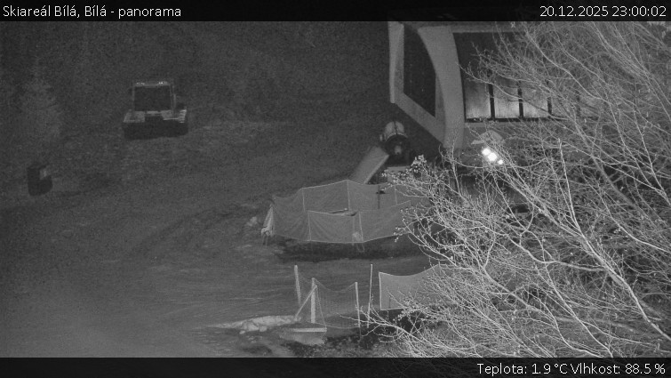 Skiareál Bílá - Bílá - panorama - 20.12.2025 v 23:00