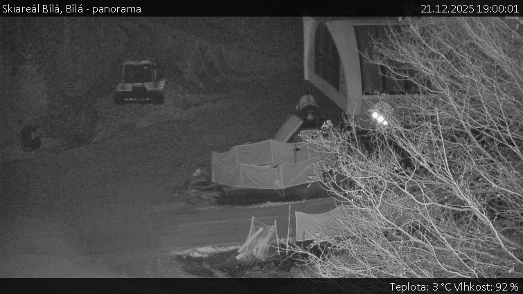 Skiareál Bílá - Bílá - panorama - 21.12.2025 v 19:00