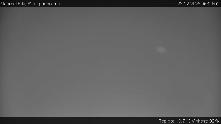 Skiareál Bílá - Bílá - panorama - 23.12.2025 v 06:00