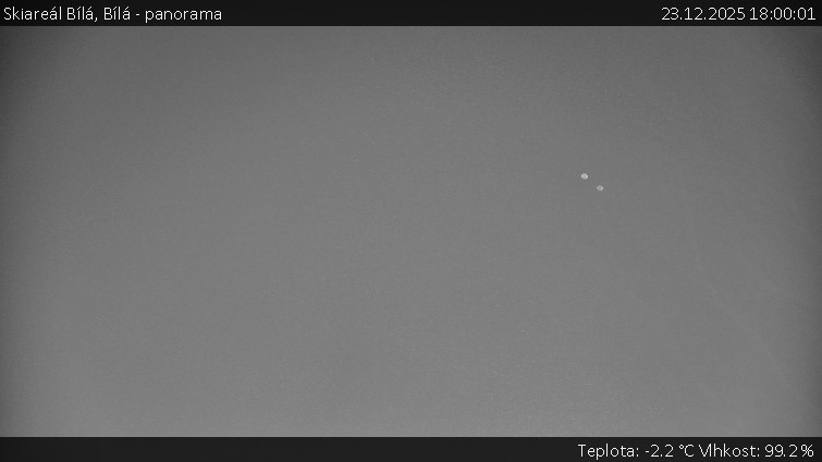 Skiareál Bílá - Bílá - panorama - 23.12.2025 v 18:00
