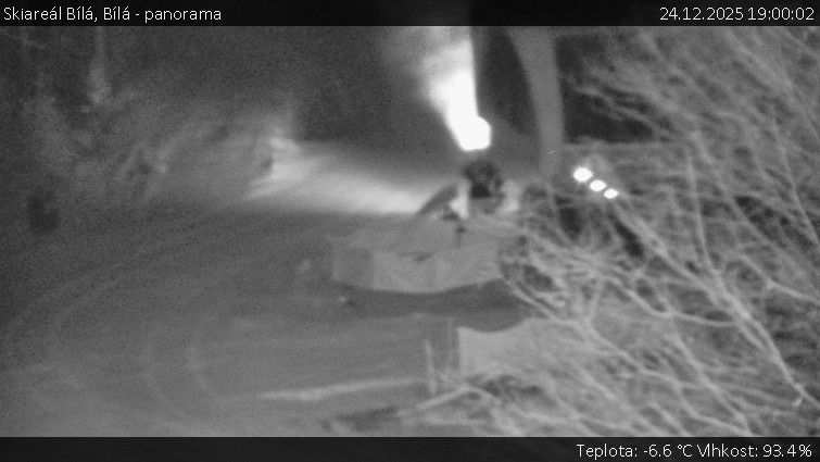 Skiareál Bílá - Bílá - panorama - 24.12.2025 v 19:00