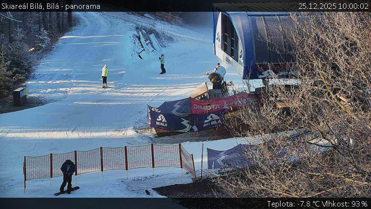Skiareál Bílá - Bílá - panorama - 25.12.2025 v 10:00
