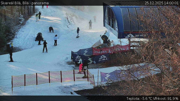Skiareál Bílá - Bílá - panorama - 25.12.2025 v 14:00