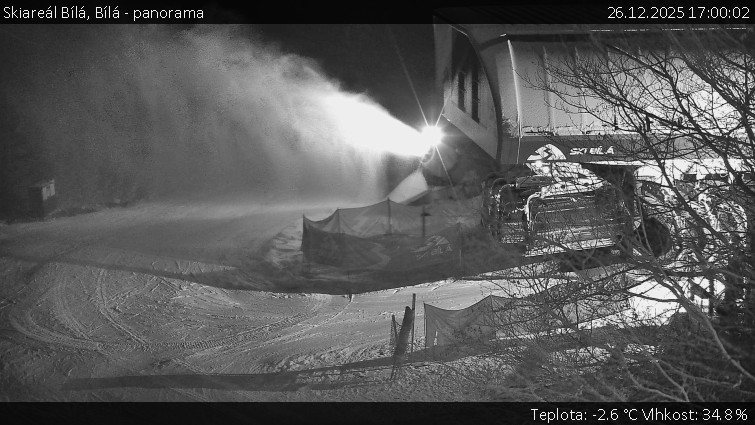 Skiareál Bílá - Bílá - panorama - 26.12.2025 v 17:00