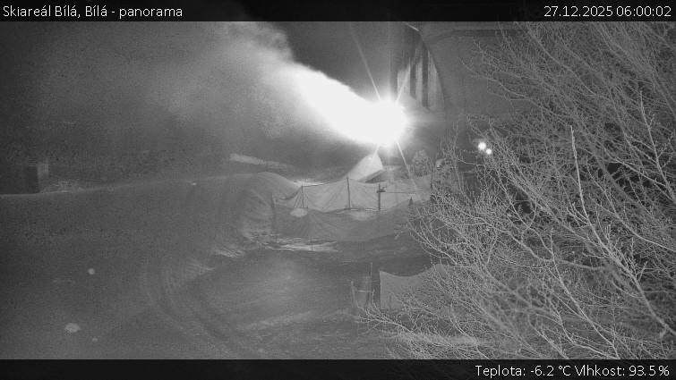 Skiareál Bílá - Bílá - panorama - 27.12.2025 v 06:00