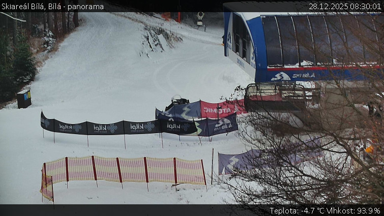 Skiareál Bílá - Bílá - panorama - 28.12.2025 v 08:30