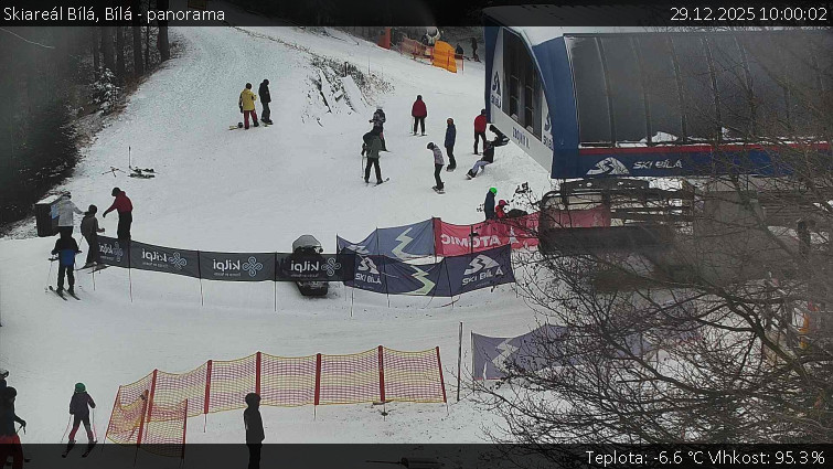 Skiareál Bílá - Bílá - panorama - 29.12.2025 v 10:00