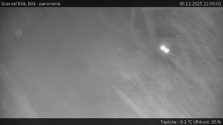 Skiareál Bílá - Bílá - panorama - 30.12.2025 v 22:00