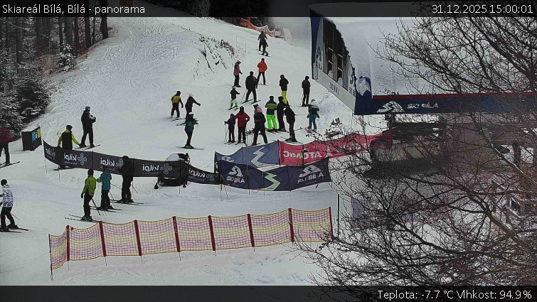 Skiareál Bílá - Bílá - panorama - 31.12.2025 v 15:00