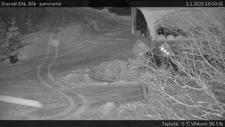Skiareál Bílá - Bílá - panorama - 1.1.2026 v 18:00