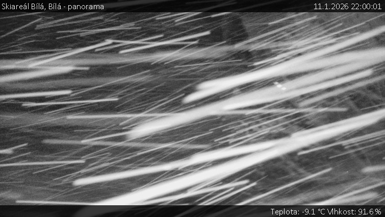 Skiareál Bílá - Bílá - panorama - 11.1.2026 v 22:00