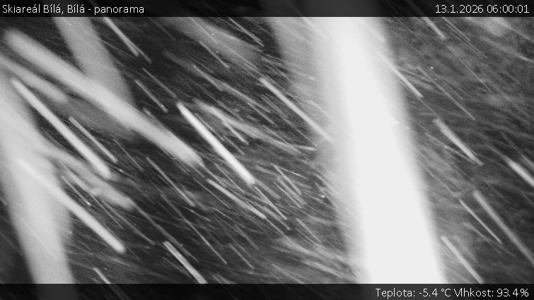 Skiareál Bílá - Bílá - panorama - 13.1.2026 v 06:00