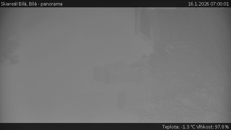 Skiareál Bílá - Bílá - panorama - 16.1.2026 v 07:00