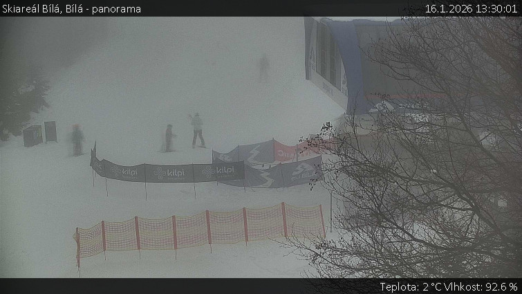 Skiareál Bílá - Bílá - panorama - 16.1.2026 v 13:30