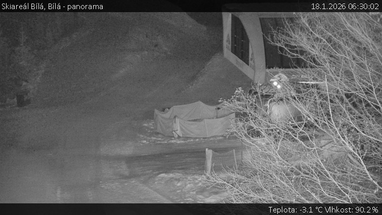 Skiareál Bílá - Bílá - panorama - 18.1.2026 v 06:30