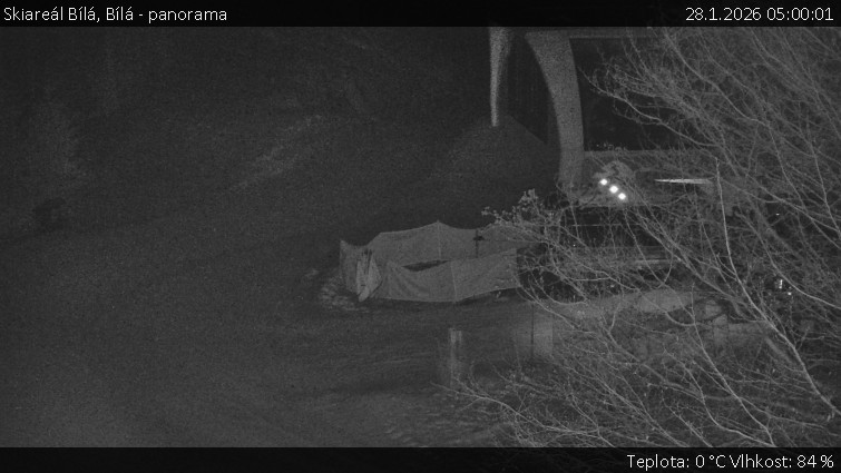 Skiareál Bílá - Bílá - panorama - 28.1.2026 v 05:00