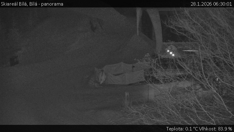 Skiareál Bílá - Bílá - panorama - 28.1.2026 v 06:30