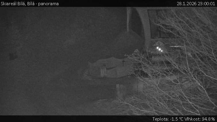 Skiareál Bílá - Bílá - panorama - 28.1.2026 v 23:00