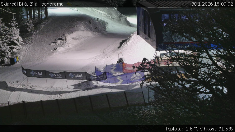 Skiareál Bílá - Bílá - panorama - 30.1.2026 v 18:00