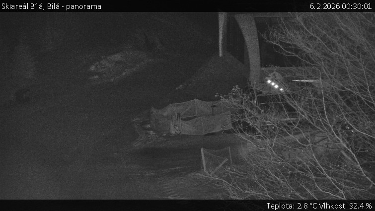 Skiareál Bílá - Bílá - panorama - 6.2.2026 v 00:30