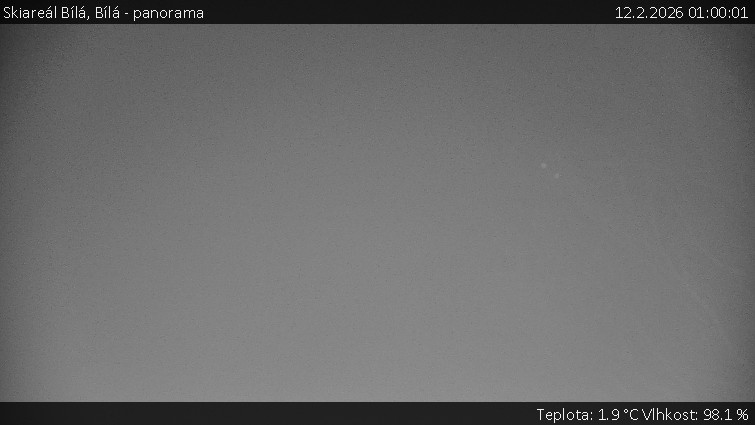 Skiareál Bílá - Bílá - panorama - 12.2.2026 v 01:00