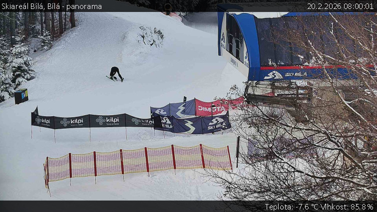 Skiareál Bílá - Bílá - panorama - 20.2.2026 v 08:00