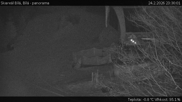 Skiareál Bílá - Bílá - panorama - 24.2.2026 v 23:30