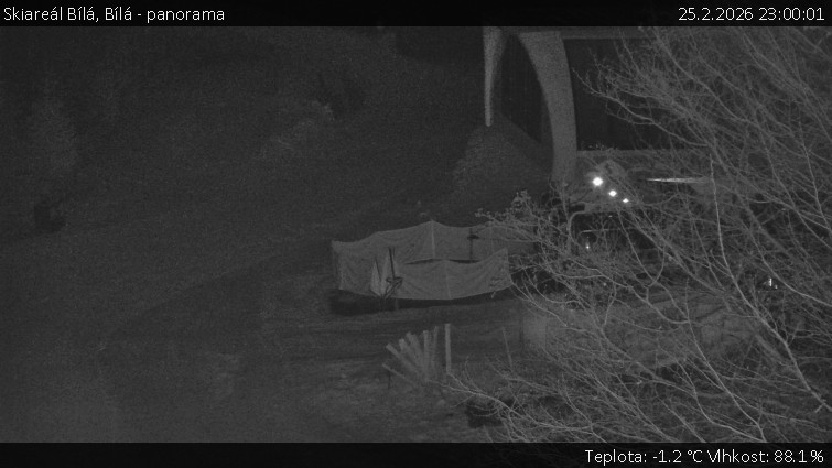 Skiareál Bílá - Bílá - panorama - 25.2.2026 v 23:00