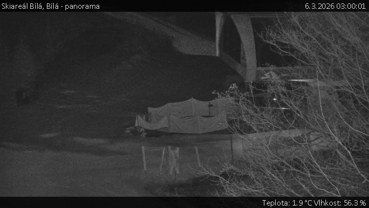 Skiareál Bílá - Bílá - panorama - 6.3.2026 v 03:00