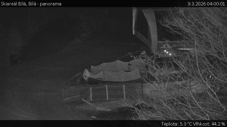 Skiareál Bílá - Bílá - panorama - 9.3.2026 v 04:00