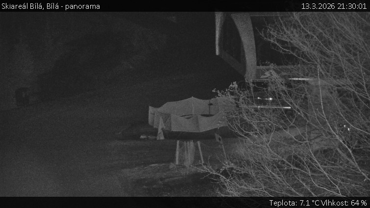 Skiareál Bílá - Bílá - panorama - 13.3.2026 v 21:30
