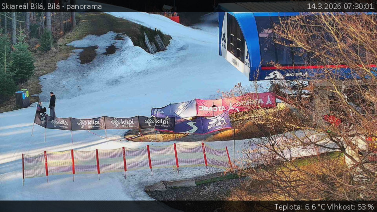 Skiareál Bílá - Bílá - panorama - 14.3.2026 v 07:30