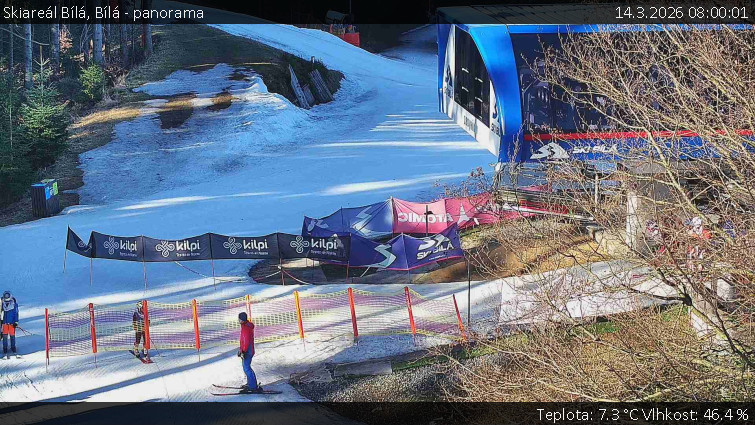Skiareál Bílá - Bílá - panorama - 14.3.2026 v 08:00