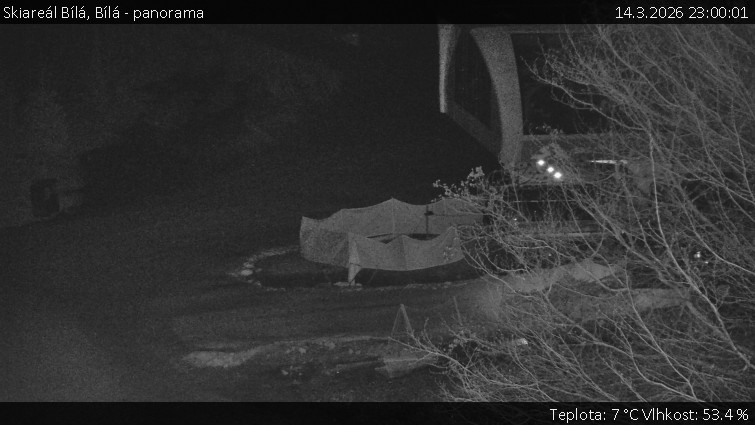 Skiareál Bílá - Bílá - panorama - 14.3.2026 v 23:00