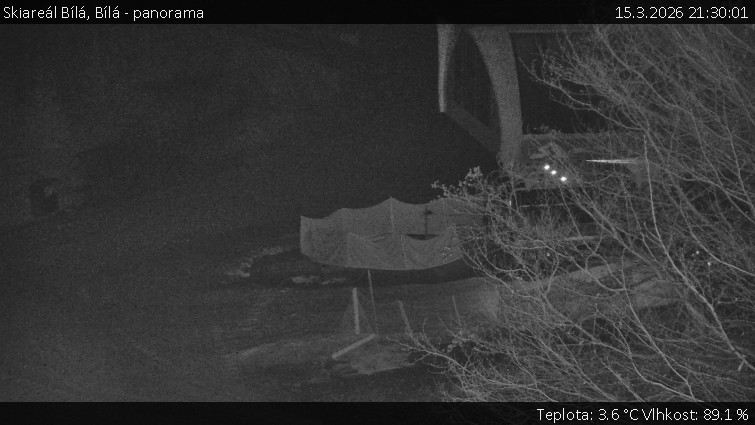 Skiareál Bílá - Bílá - panorama - 15.3.2026 v 21:30