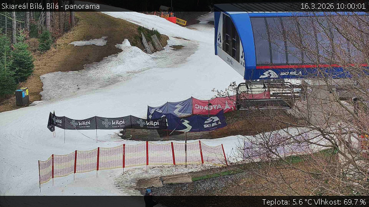 Skiareál Bílá - Bílá - panorama - 16.3.2026 v 10:00