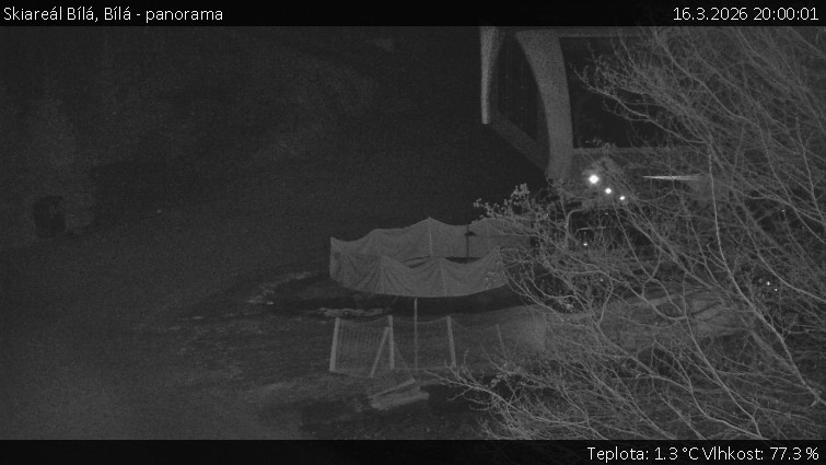 Skiareál Bílá - Bílá - panorama - 16.3.2026 v 20:00