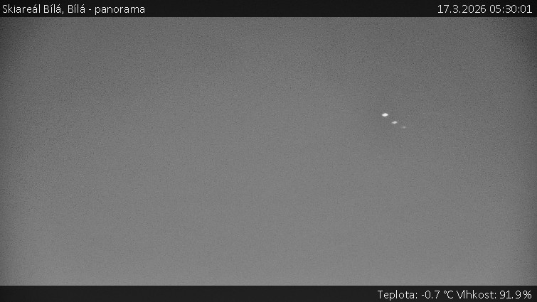 Skiareál Bílá - Bílá - panorama - 17.3.2026 v 05:30