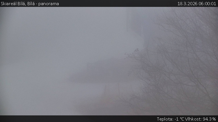 Skiareál Bílá - Bílá - panorama - 18.3.2026 v 06:00